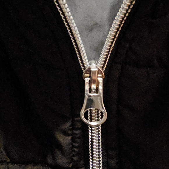 Maurices Black Quilted Hooded Jacket - Picture 3 of 4